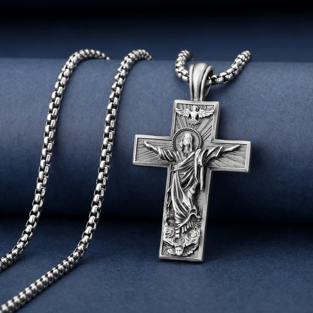 Christianartworkshopthe Halskette mit Kreuz zur Himmelfahrt Jesu - Die Himmelfahrt Jesu - image 0