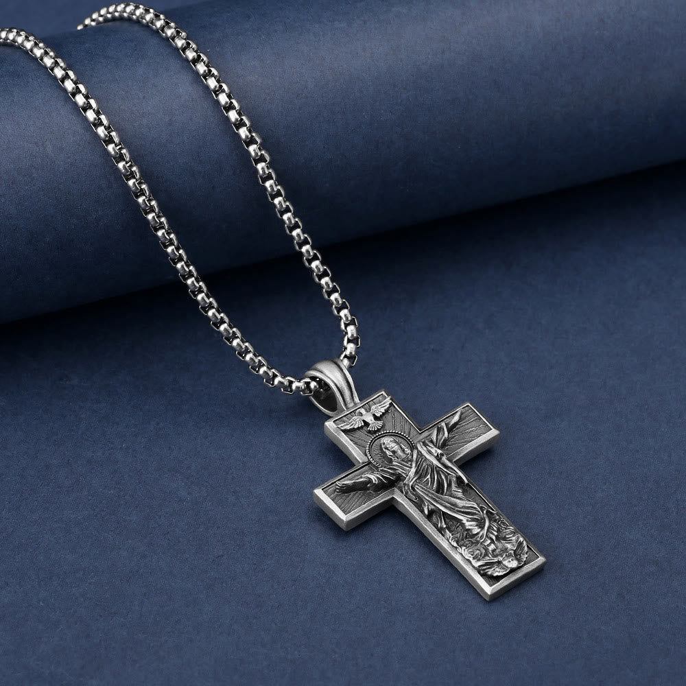 Christianartworkshopthe Halskette mit Kreuz zur Himmelfahrt Jesu - image 2