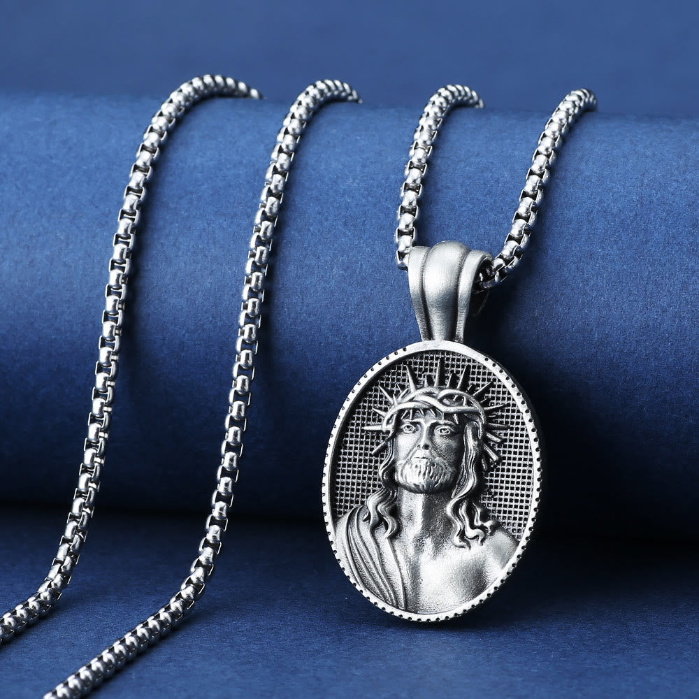 Christianartworkshopthe Jesus Dornenkrone Amulett Halskette - Die Dornenkrone - image 0