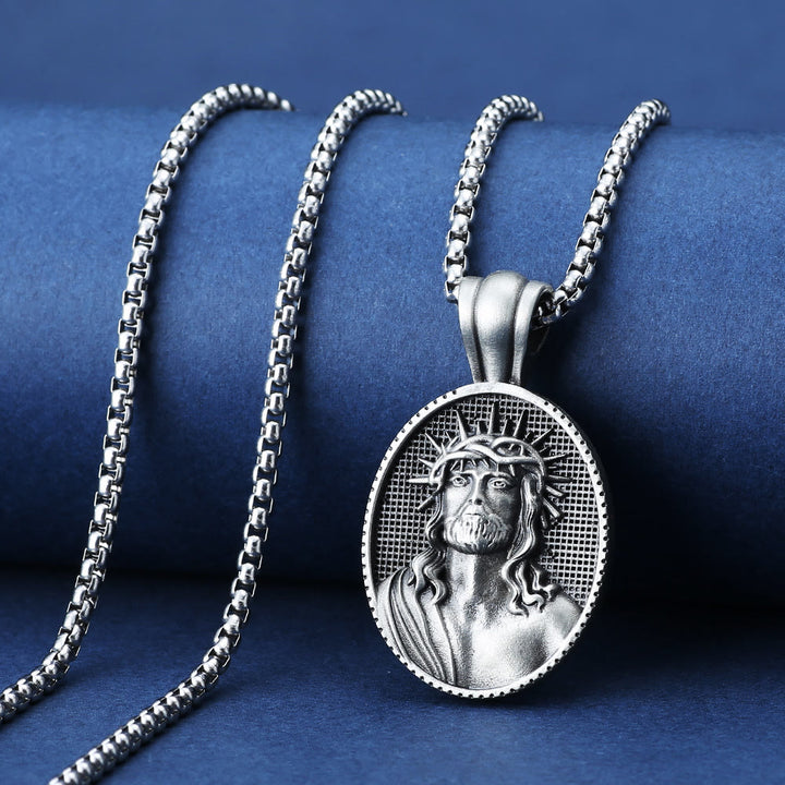 Christianartworkshopthe Jesus Dornenkrone Amulett Halskette - Die Dornenkrone - image 0