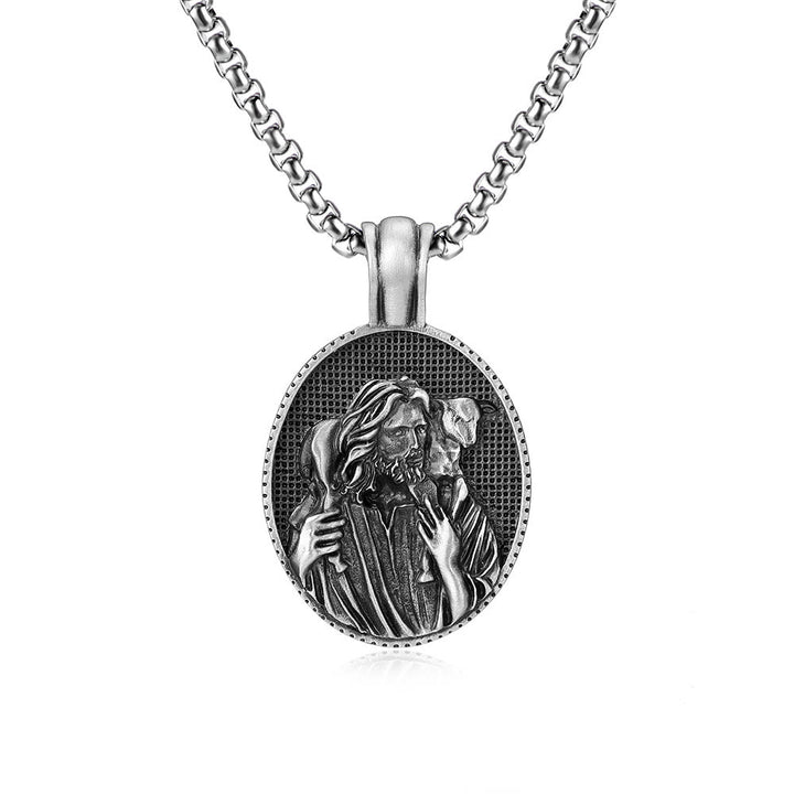 Christianartworkshopthe Halskette mit Anhänger „Der gute Hirte Jesus“ - image 5
