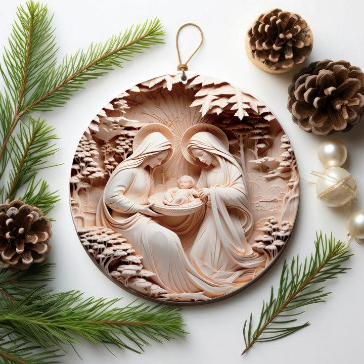 Christianartworkshop 4 Kubismus-Skulpturenstile, Weihnachtskrippe, Weihnachtsschmuck - Stil 4 - Keramik - image 4