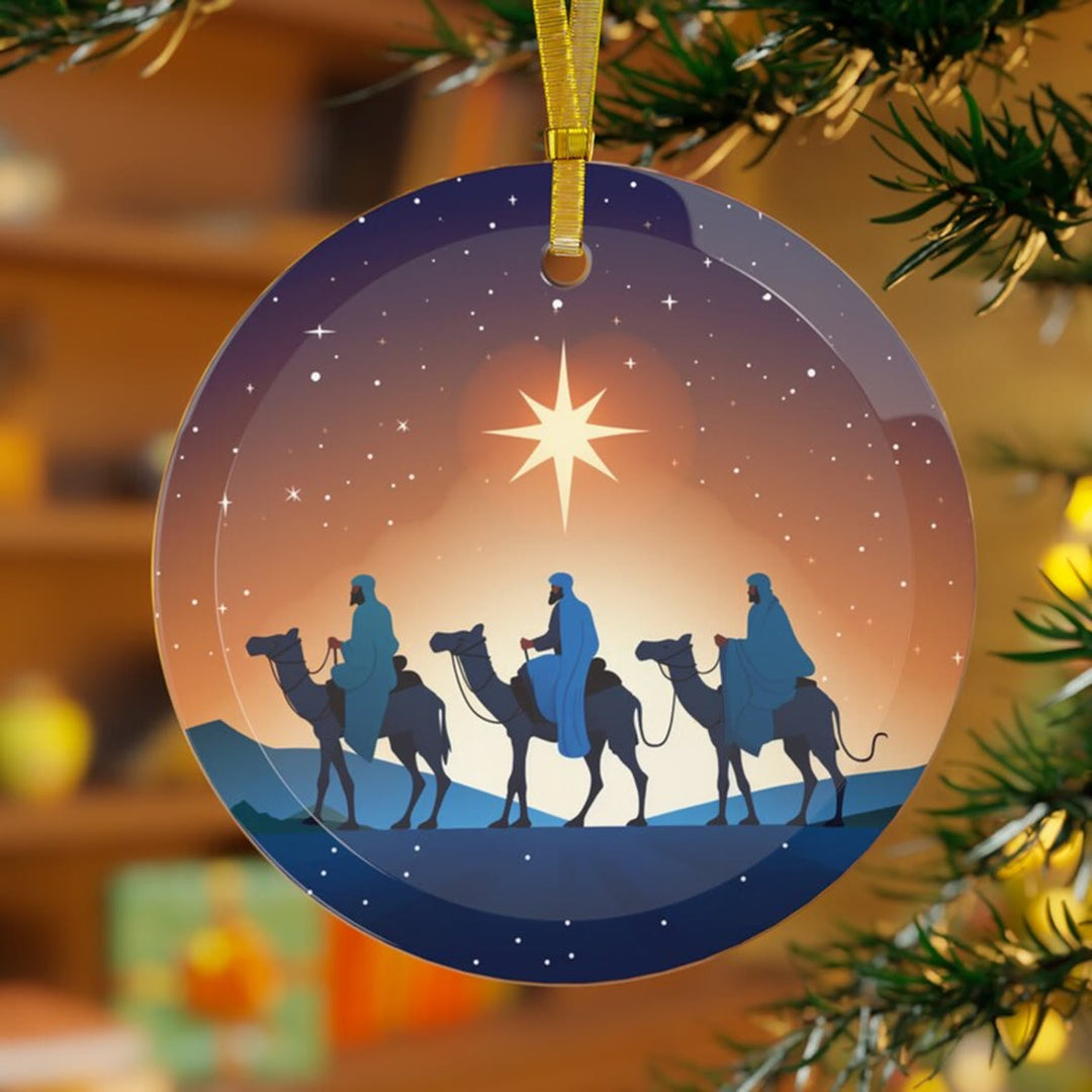 Christianartworkshop Illustrationsstile Drei Weise Könige Weihnachtsschmuck B - Keramik - image 0