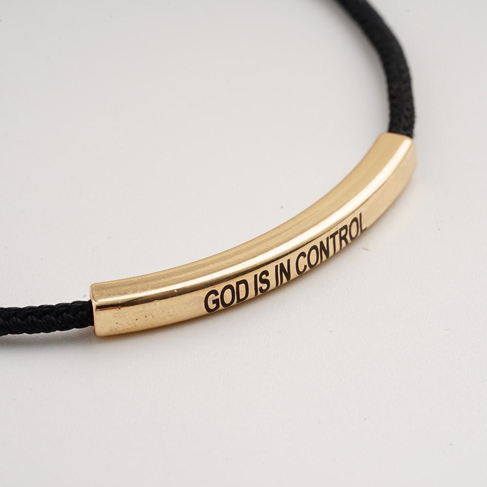Christianartworkshop Schlichter Stil, Gott gesegnet, verstellbares Schnurarmband - image 6