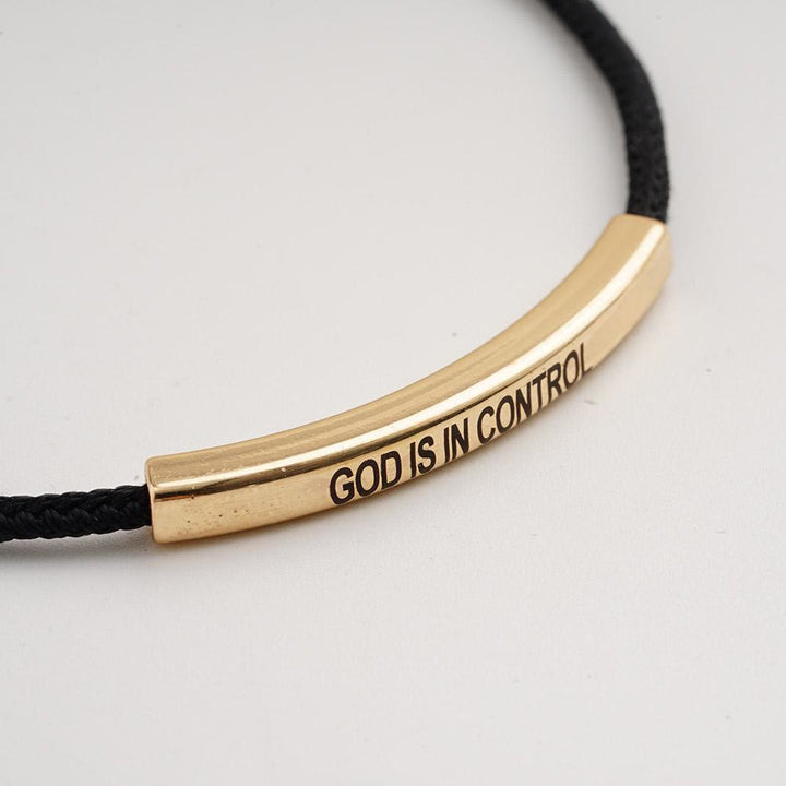 Christianartworkshop Schlichter Stil, Gott gesegnet, verstellbares Schnurarmband - image 6