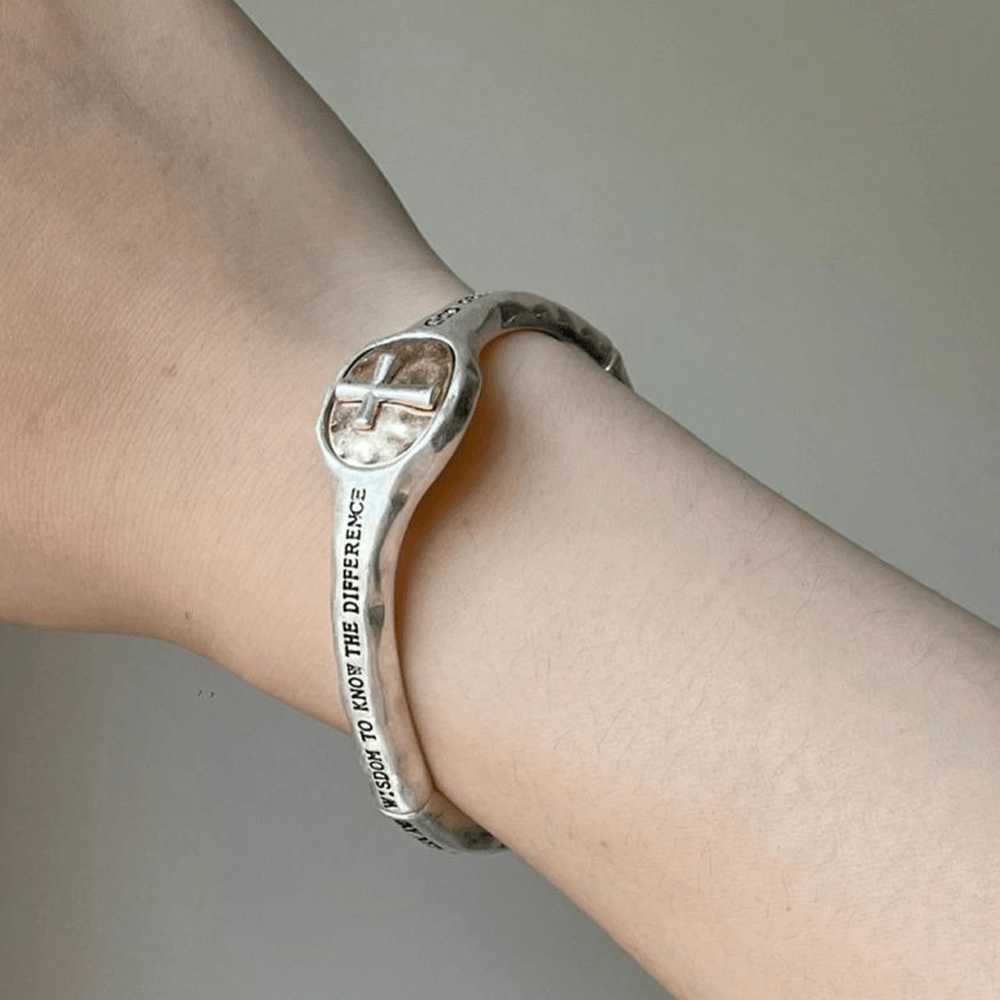Christianartworkshop Armband mit Kreuzgravur im Vintage-Stil „Gottes Geschenk“ - image 2