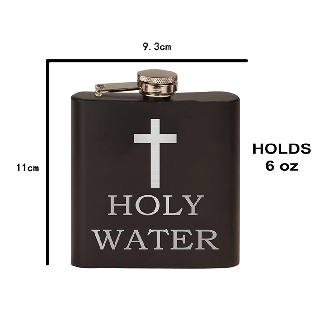 Christian Art Weihwasserflasche, tragbar, Alkohol, Schwarz - image 6