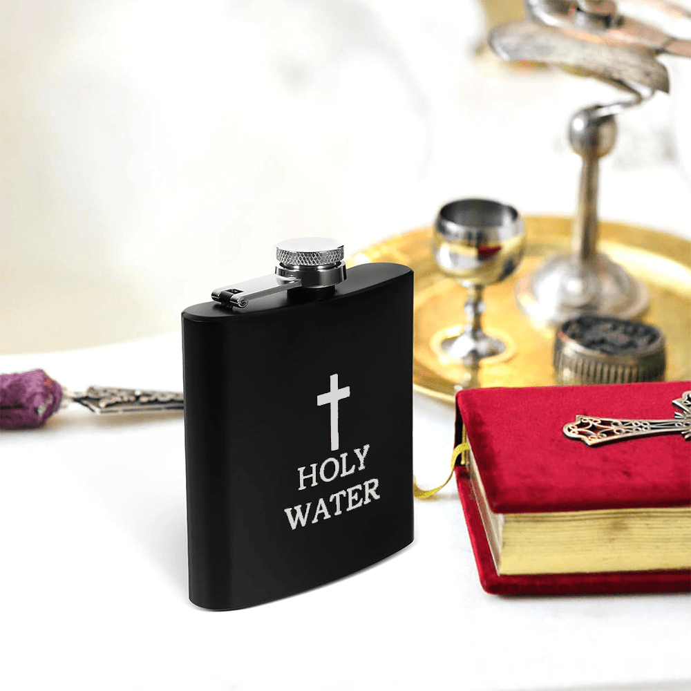 Christian Art Weihwasserflasche, tragbar, Alkohol, Schwarz - image 4