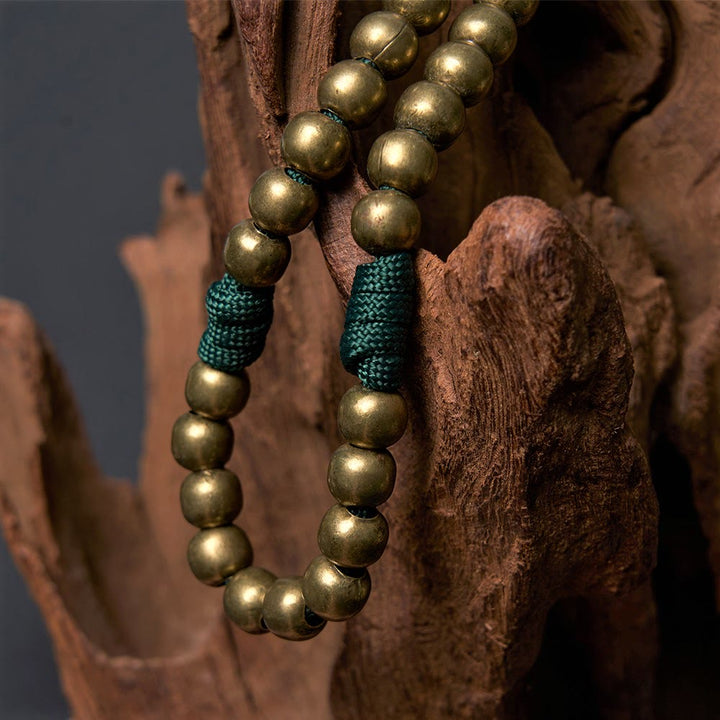 Christianartworkshop Kruzifix aus 10 mm rundem Paracord-Rosenkranz aus Bronze-Acryl - image 3