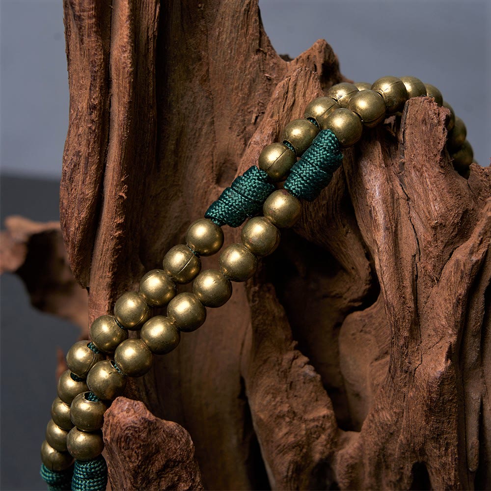 Christianartworkshop Kruzifix aus 10 mm rundem Paracord-Rosenkranz aus Bronze-Acryl - image 5