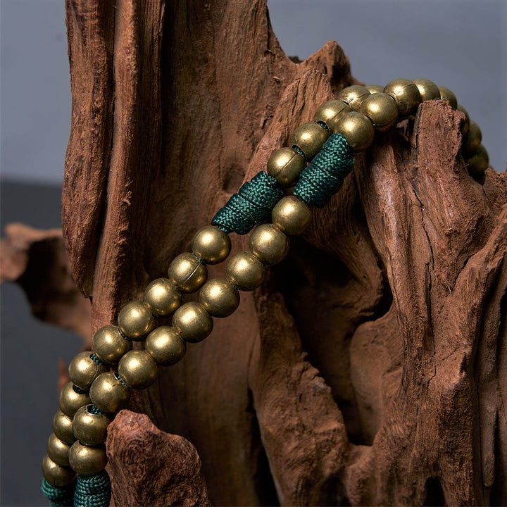 Christianartworkshop Kruzifix aus 10 mm rundem Paracord-Rosenkranz aus Bronze-Acryl - image 5