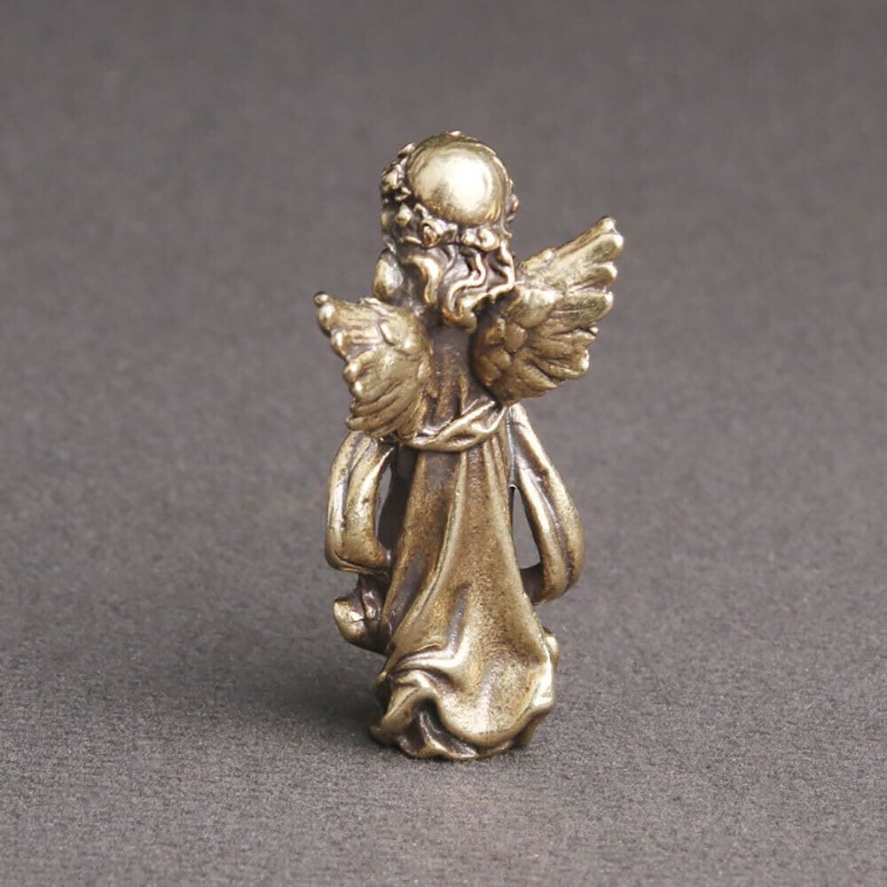 Christianartworkshop Retro-Stil Messing Stereoskopische Bronze Schutzengel Desktop Dekorationen Ornament - image 5