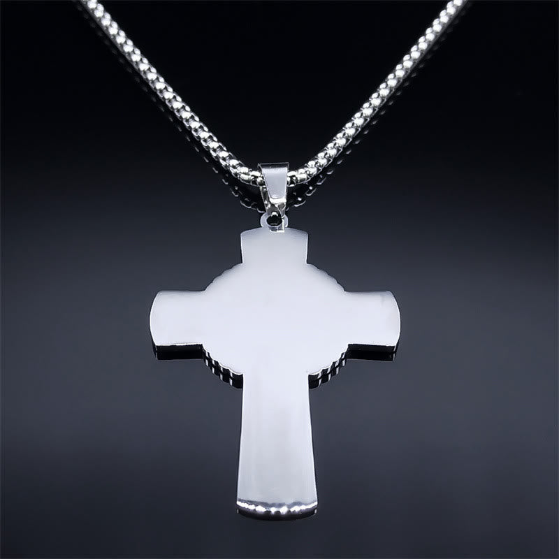 Christianartworkshop Halskette mit Kreuz im Stil der Eucharistie mit mehreren Elementen, Heiligenschein, Weinrebe - image 8