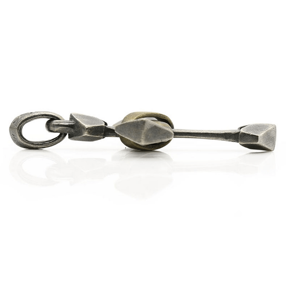 Christianartworkshop Halskette mit Kreuzanhänger aus 925er Sterlingsilber im Retro-Stil, schweres Metall - image 6