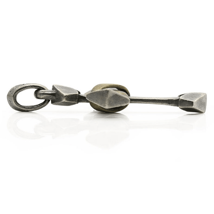 Christianartworkshop Halskette mit Kreuzanhänger aus 925er Sterlingsilber im Retro-Stil, schweres Metall - image 6