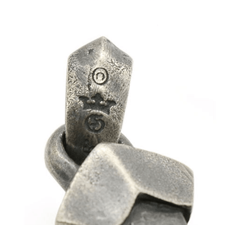 Christianartworkshop Halskette mit Kreuzanhänger aus 925er Sterlingsilber im Retro-Stil, schweres Metall - image 3