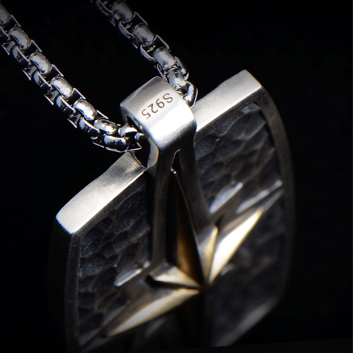 Christianartworkshop Halskette mit Anhänger im Retro-Stil, Stern von Bethlehem, 925er Sterlingsilber - image 4