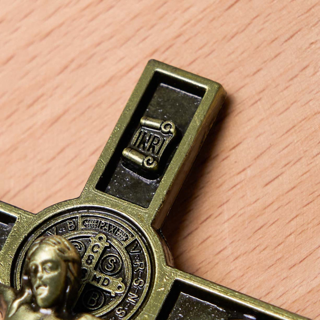 Christianartworkshop Klassischer Stil, Silber-Bronze-Legierung, Kruzifix, stereoskopische Desktop-Ornamente - image 10