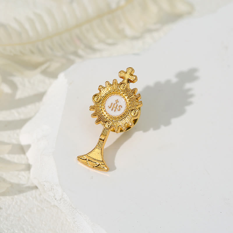 Christianartworkshop 4 Stück/Set Retro Fresh Style Anti-Exposure Pin Fashion Religion Brosche - image 3