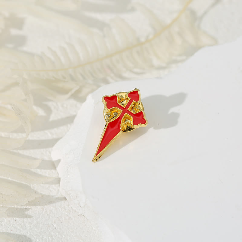 Christianartworkshop 4 Stück/Set Retro Fresh Style Anti-Exposure Pin Fashion Religion Brosche - image 6