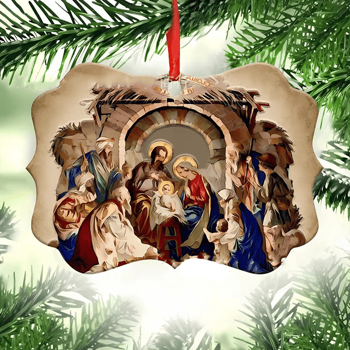 Christianartworkshop Acrylschilder, Krippe, Weihnachtsdekoration zum Aufhängen, C - Weihnachtskrippe - image 0