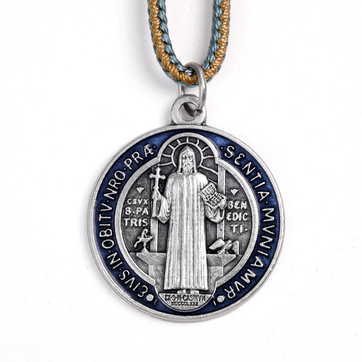 Christianartworkshop Olivenholz-Medaille des Heiligen Benedikt, Dekaden-Rosenkranz - image 9