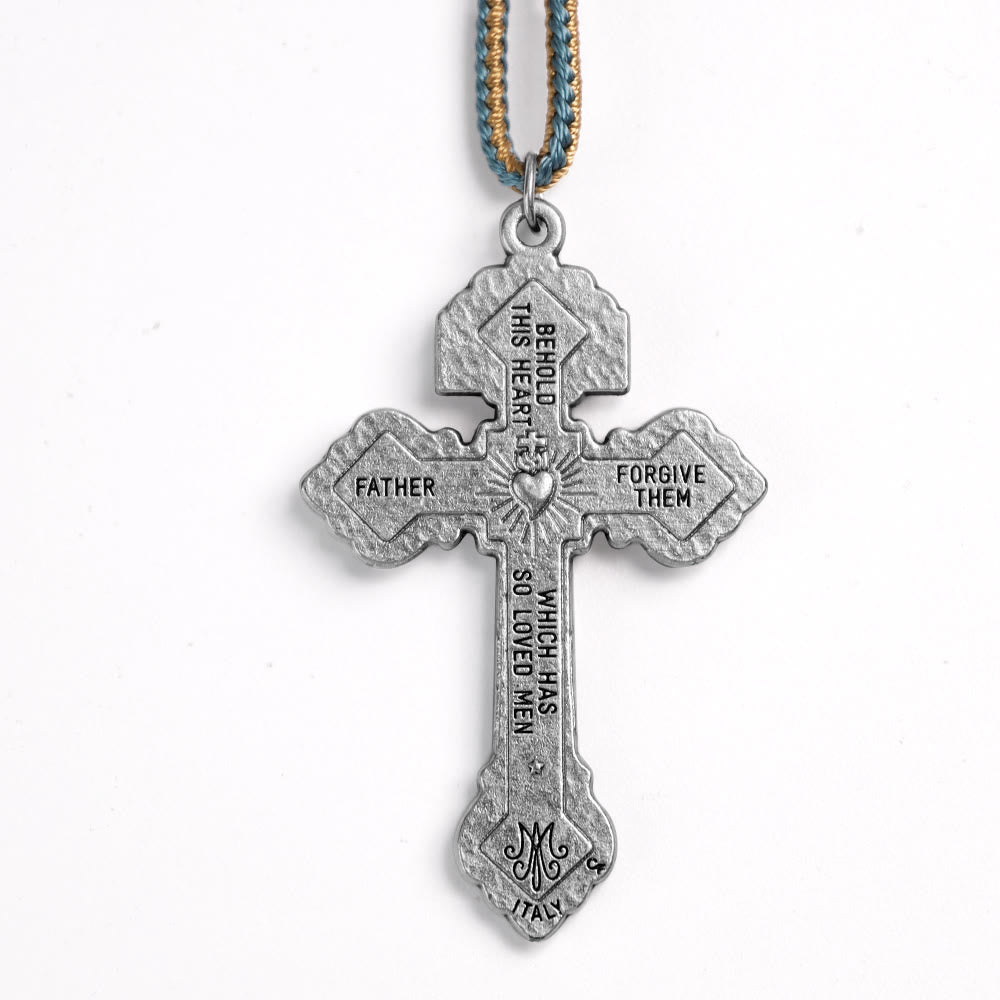 Christianartworkshop Olivenholz-Medaille des Heiligen Benedikt, Dekaden-Rosenkranz - image 11
