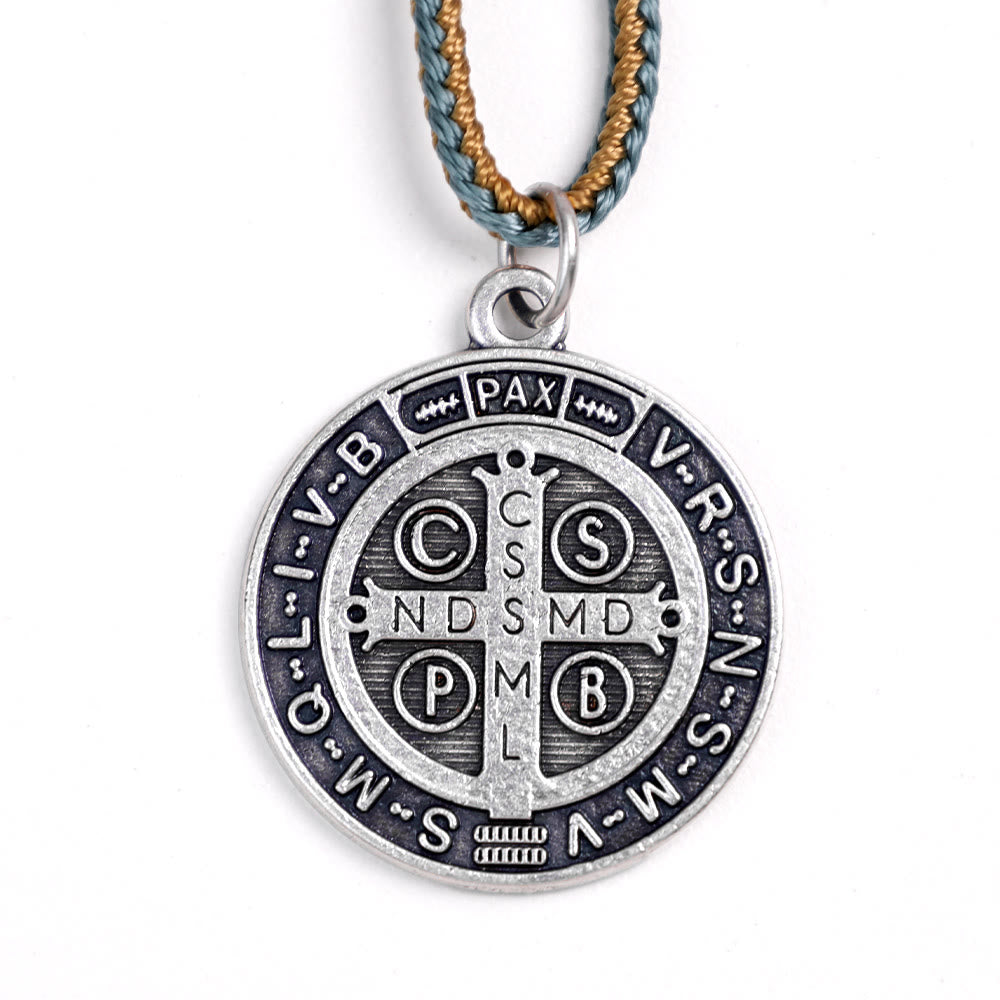 Christianartworkshop Olivenholz-Medaille des Heiligen Benedikt, Dekaden-Rosenkranz - image 9