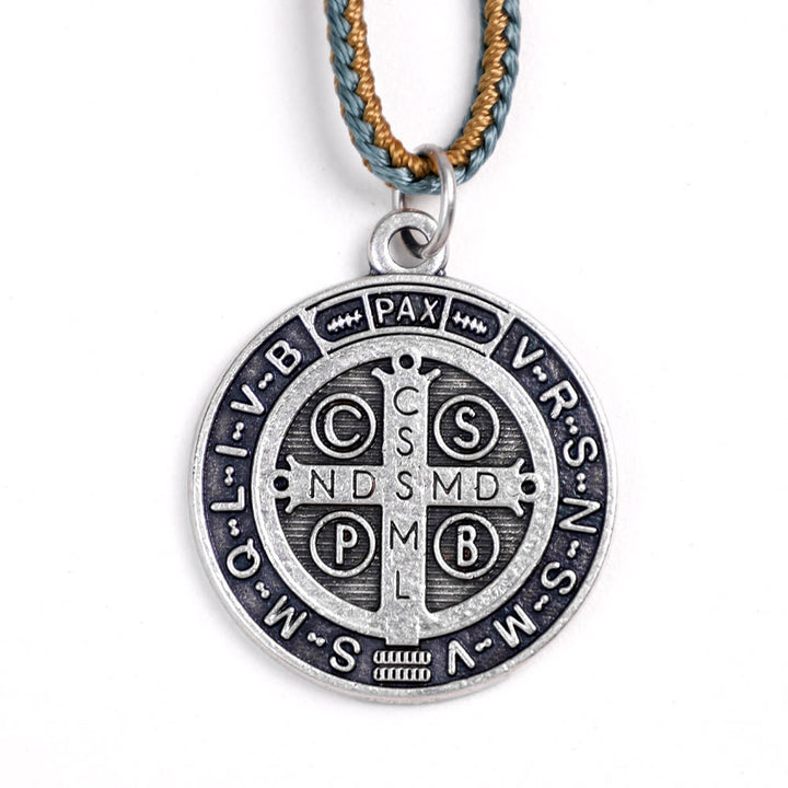 Christianartworkshop Olivenholz-Medaille des Heiligen Benedikt, Dekaden-Rosenkranz - image 9
