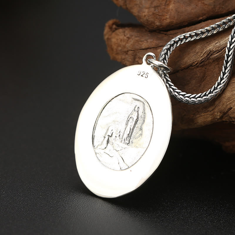 Christianartworkshop Halskette mit Anhänger Jungfrau Maria Avatar im klassischen Stil, hochwertig - image 1