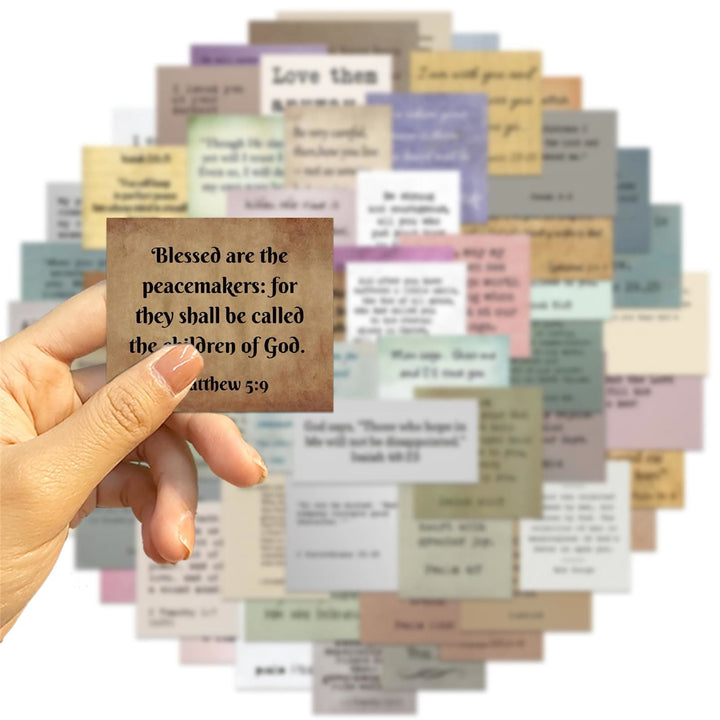Christianartworkshop Klassische religiöse Bibel inspirierende Zitate gesegnet Glauben Aufkleber - image 2