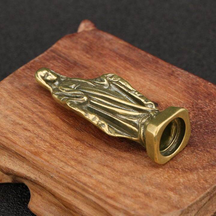 Christianartworkshop Retro-Stil Messing Stereoskopische Bronze Unsere Liebe Frau der Gnade Desktop-Dekorationen Ornament