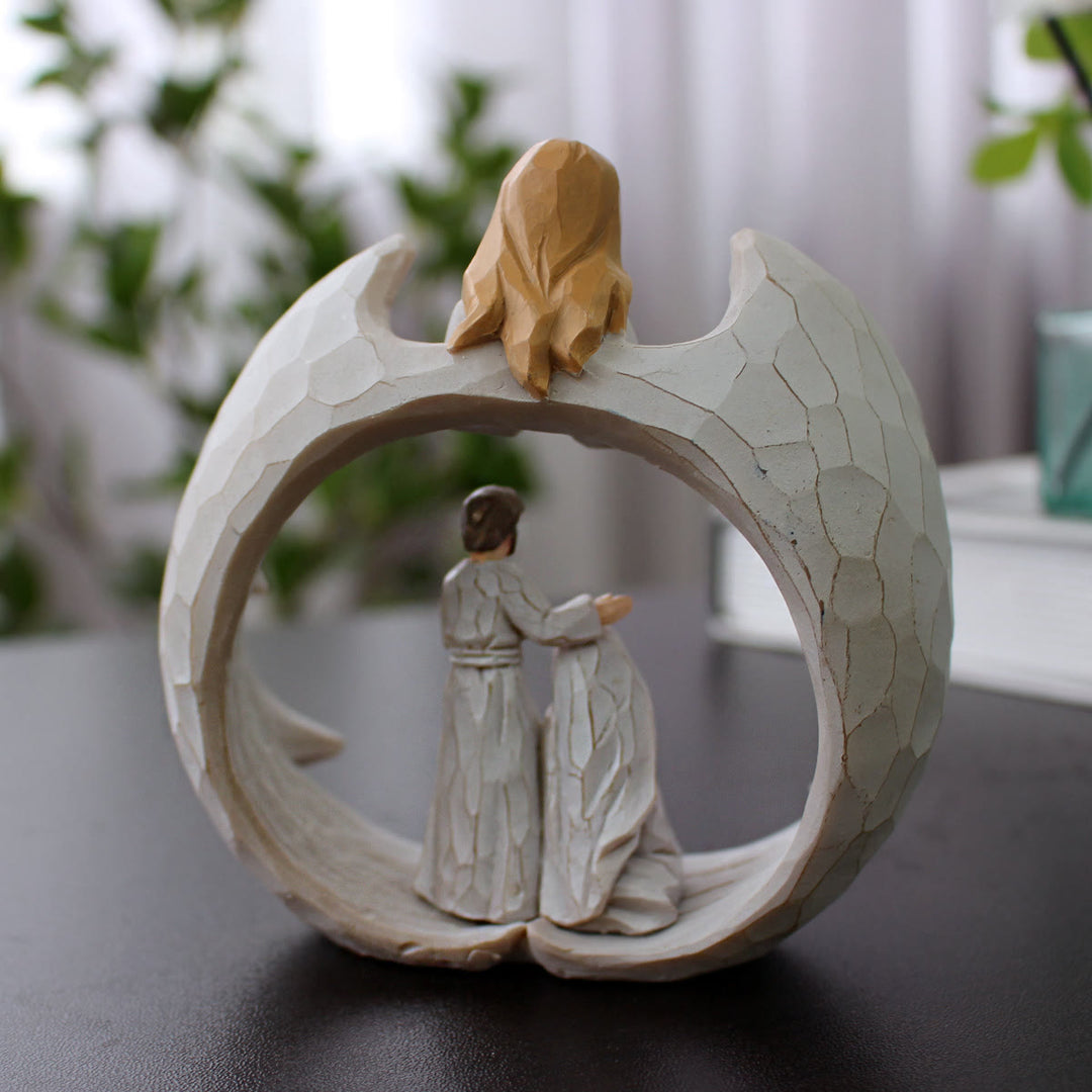 Christianartworkshop Klassischer Stil, Weihnachtskrippenlampe aus Kunstharz, Schreibtischdekoration, Ornament