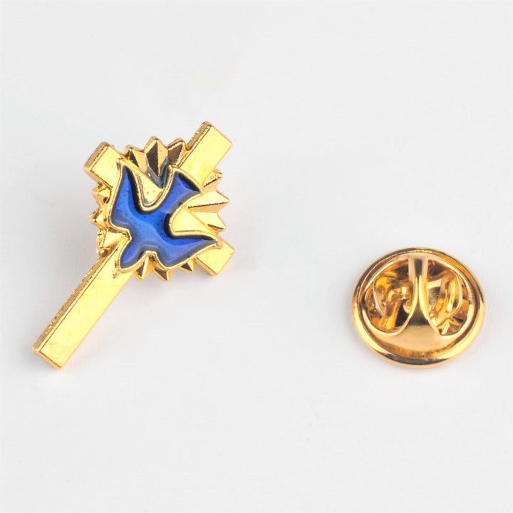 Christianartworkshop 4 Stück/Set Retro-Stil Heiliger Geist Kreuz Anti-Exposure Pin Mode Religion Brosche