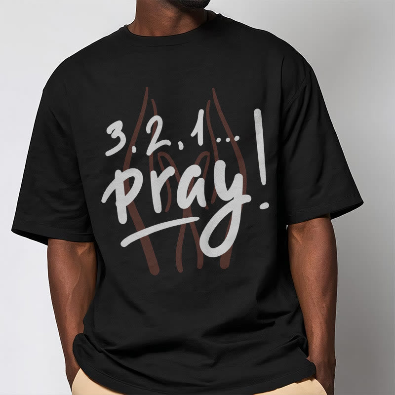 Christianartworkshop T-Shirt mit Zitat-Stil, inspirierendes Gebet, kurzärmelig, gewaschen