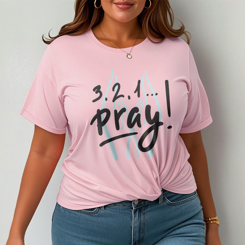 Christianartworkshop T-Shirt mit Zitat-Stil, inspirierendes Gebet, kurzärmelig, gewaschen