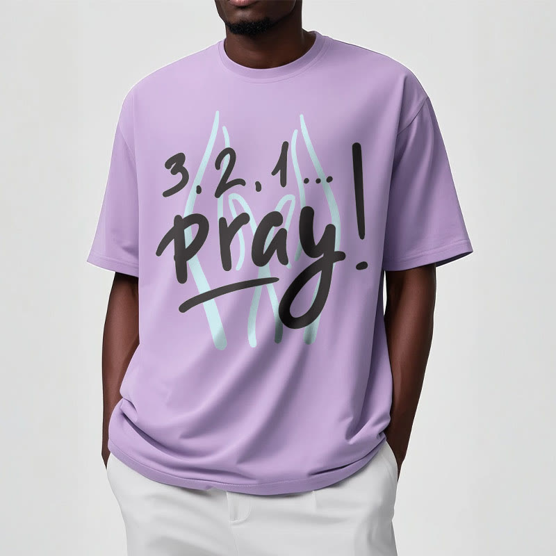 Christianartworkshop T-Shirt mit Zitat-Stil, inspirierendes Gebet, kurzärmelig, gewaschen