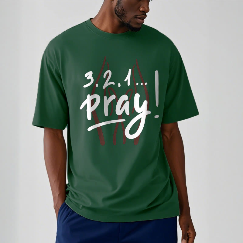 Christianartworkshop T-Shirt mit Zitat-Stil, inspirierendes Gebet, kurzärmelig, gewaschen