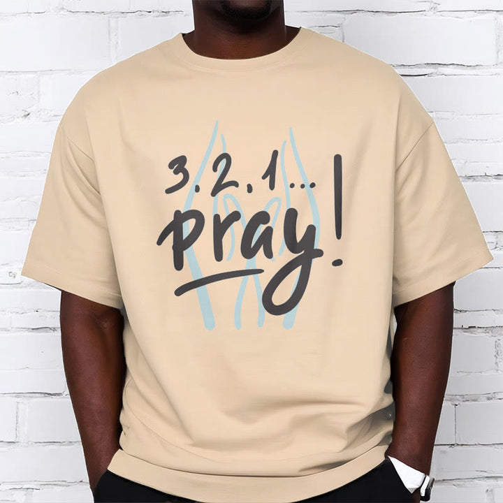 Christianartworkshop T-Shirt mit Zitat-Stil, inspirierendes Gebet, kurzärmelig, gewaschen