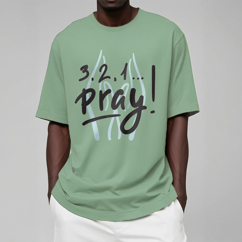Christianartworkshop T-Shirt mit Zitat-Stil, inspirierendes Gebet, kurzärmelig, gewaschen