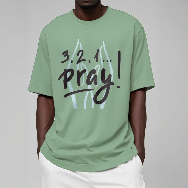 Christianartworkshop T-Shirt mit Zitat-Stil, inspirierendes Gebet, kurzärmelig, gewaschen