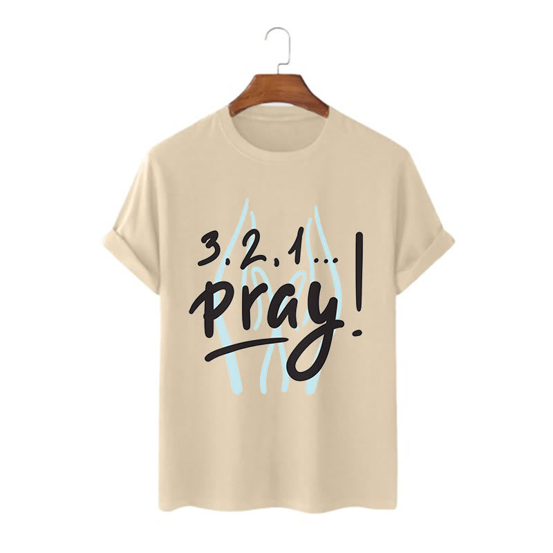 Christianartworkshop T-Shirt mit Zitat-Stil, inspirierendes Gebet, kurzärmelig, gewaschen