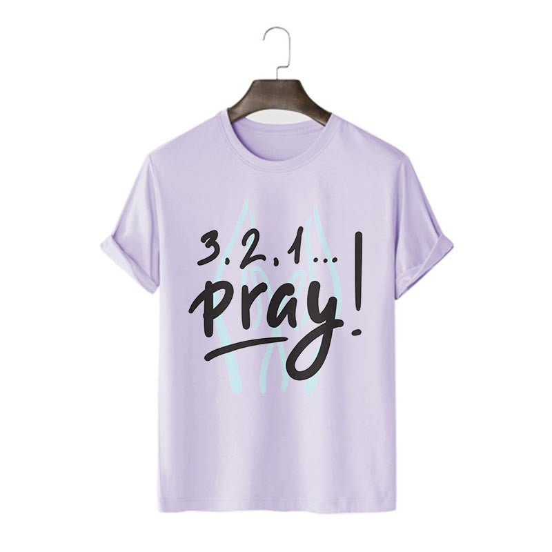 Christianartworkshop T-Shirt mit Zitat-Stil, inspirierendes Gebet, kurzärmelig, gewaschen