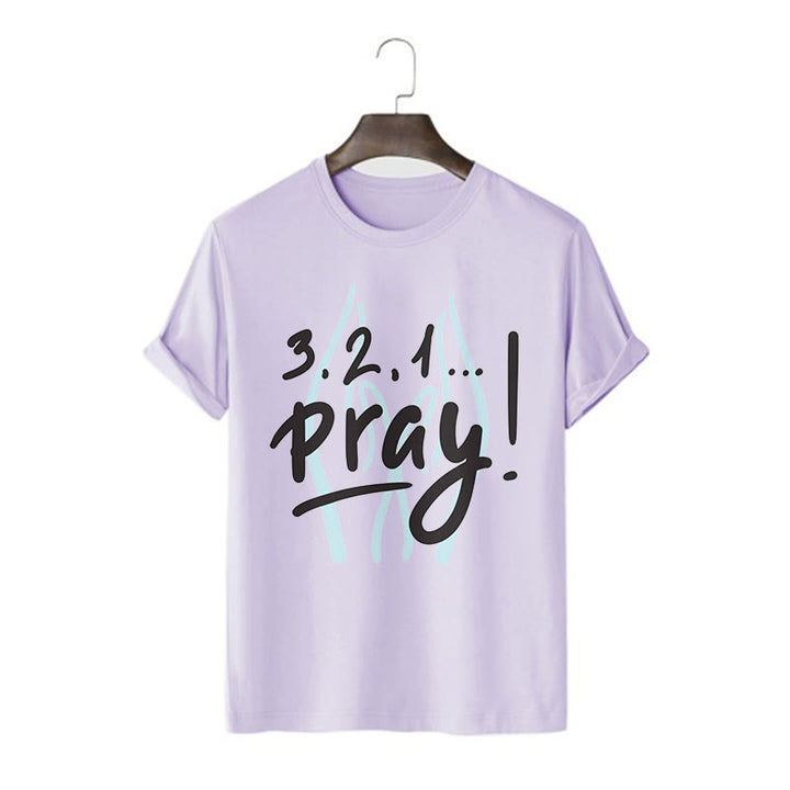 Christianartworkshop T-Shirt mit Zitat-Stil, inspirierendes Gebet, kurzärmelig, gewaschen