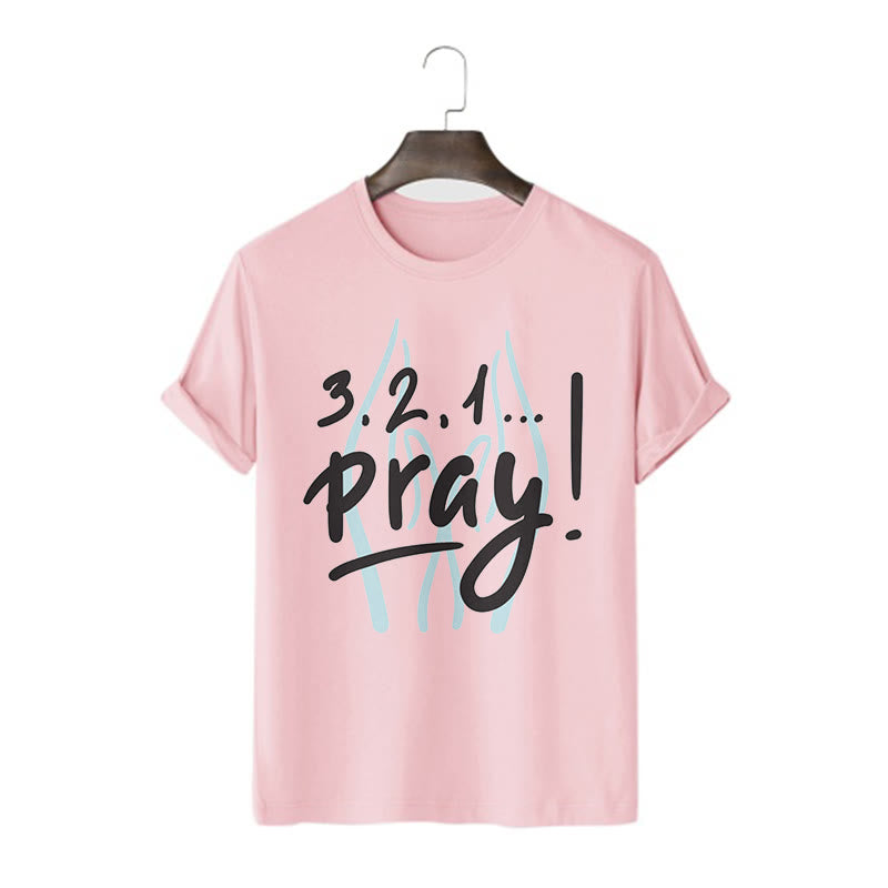 Christianartworkshop T-Shirt mit Zitat-Stil, inspirierendes Gebet, kurzärmelig, gewaschen