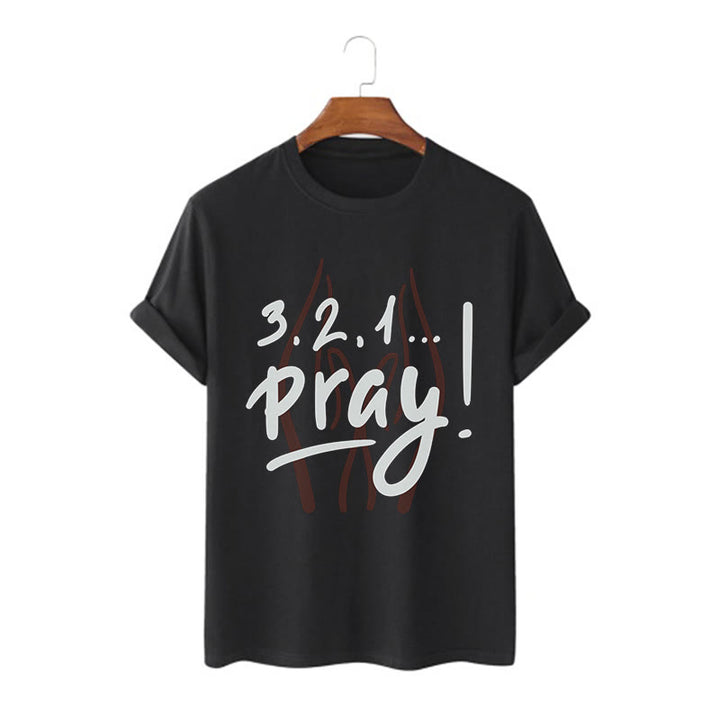 Christianartworkshop T-Shirt mit Zitat-Stil, inspirierendes Gebet, kurzärmelig, gewaschen