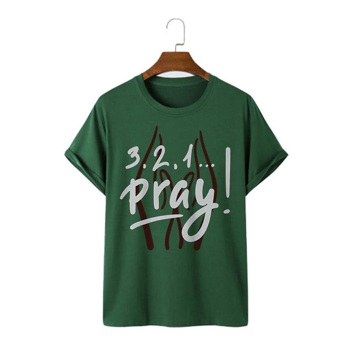 Christianartworkshop T-Shirt mit Zitat-Stil, inspirierendes Gebet, kurzärmelig, gewaschen
