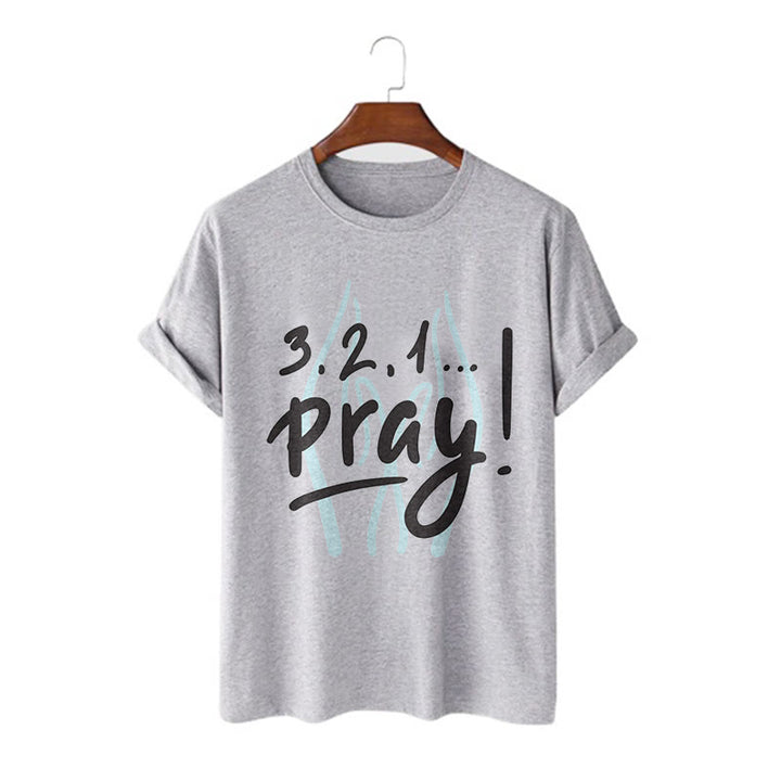 Christianartworkshop T-Shirt mit Zitat-Stil, inspirierendes Gebet, kurzärmelig, gewaschen