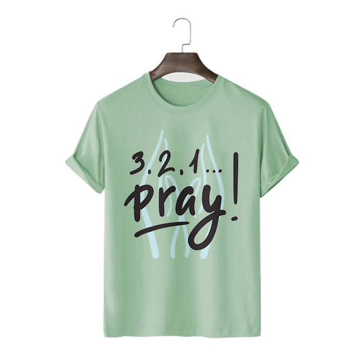 Christianartworkshop T-Shirt mit Zitat-Stil, inspirierendes Gebet, kurzärmelig, gewaschen