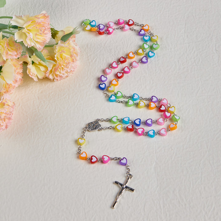 Regenbogenherz Bunter Rosenkranz - image 4